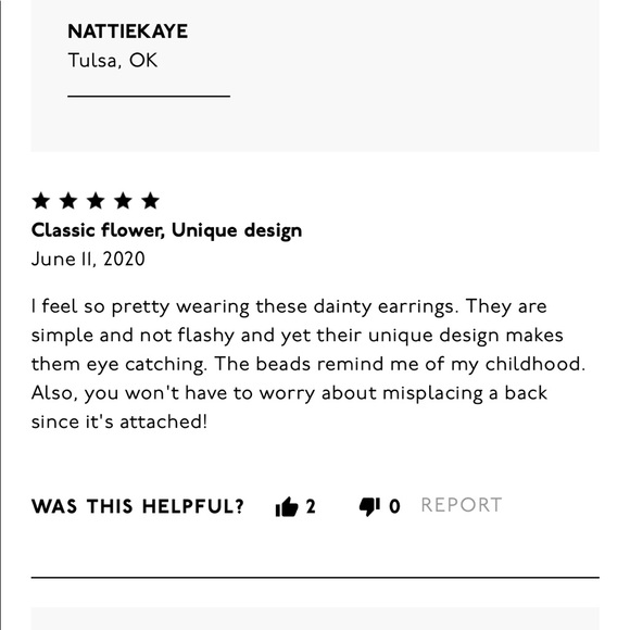 NEW Madewell Seed Bead Daisy Chain Huggie Earrings - Picture 4 of 5